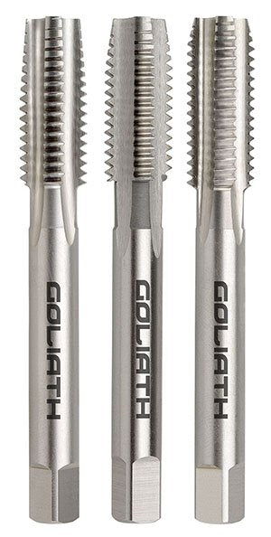 M3 - M20 Metric Coarse HSS Straight Flute 3pce Tap Set (Click for size options)